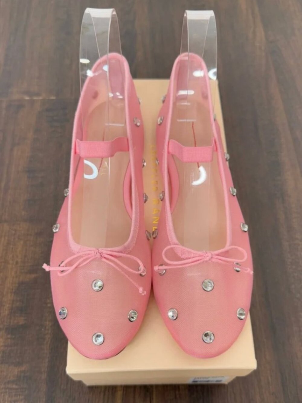 Loeffler Randall Leonie Crystal Mesh Ballet Flats - Picture 2 of 4